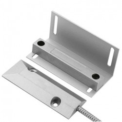MET-44-18 Metal Magnetic Contact, Armored Cable, L Bracket  