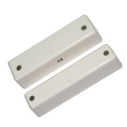 D70 large surface contact complete with a leaf tamper switch, white  