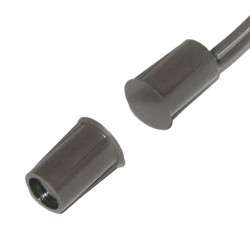 MINI-10 recessed magnetic contact, Brown  