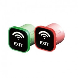 AR-101PBI-GR-NN Touch-Less Infrared Sensor Push Button, Green Indication  