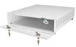 AWO471 metal box for NVR/DVR, with tamper, with lock, 505 x 115 x 505mm  