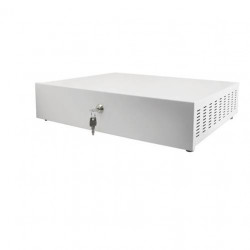 AWO483 metal box for NVR/DVR, with tamper, with lock, 500 x 100 x 405mm  