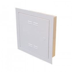 AWO517A flush mount metal box, with tamper, 280 x 290 x 80mm  