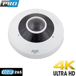 IPC868ER-VF18-B, 12Mpix FISHEYE IP camera, 1.8mm (~177°), UltraH.265, microSD, smart IR up to 10m, I  