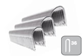 Rapid 36/10 Cable Staples for ø6mm Cable, X1000  