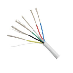 6x0,22mm² Alarm UK Type Unscreened, Tinned Cable, Cca-s3,d0,a3, 100m  