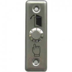 PW3 exit button, flush mounting, NO, 91x28x3mm  