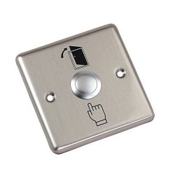 PW4 exit button, flush mounting, NO, 86x86x3mm  