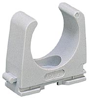 Pipe clips 16mm, RAL7035  