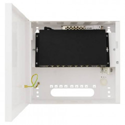 S98-C tinklo komutatorius, 9x10/100Mbps, 8xPoE, metalinėje dėžėje 260 x 235 x 102 mm, Pulsar  