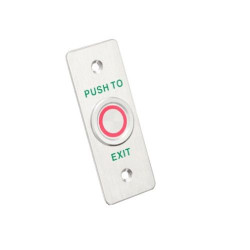 SBW35R exit button, recessed, NO/NC, IP68, with illumination, 90x35x20mm  
