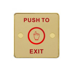 SBW86T exit button, overhead, NO/NC, detector, IP65, 86x86x16mm  