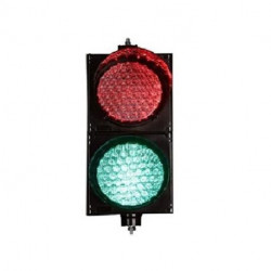 Traffic Lights 2x200mm, LED, Red/Green, 230V AC  