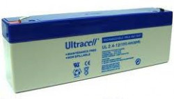 2.4Ah 12V battery, Ultracell  