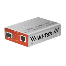 WI-MC111GP optical converter, PoE out 30W, SFP, 1Gbps  