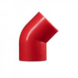 ABS Bend 45° Red 25mm  