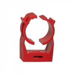 ABS Pipe Clips Red 25-27 mm  
