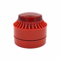 AH-03127-BS outdoor siren with strobe, low base, 24V, EN54-3  