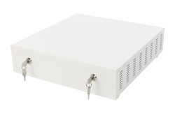 AWO447 METAL BOX FOR NVR/DVR WITH TAMPER CONTACT WITH LOCK 400 X 99 X 430MM  