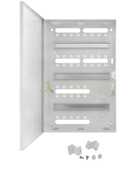 AWO613 Machine mounting panel 27P, metal, mesh, 375x586x151mm, white door, IP20  