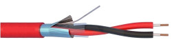 2x1.50mm² Screened Fire Resistant Cable, Eurosafe FE180, PH120, 100m  