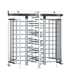 ZA3-BL-2-3 NNN Motorized Full Height Turnstile, Double, Inox  