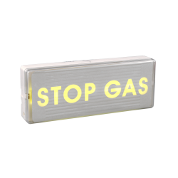 BS-527 emergency exit LED lights with buzzer, wall mounted, 10-28VDC, IP40, 262 x 100 x 51 mm  
