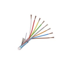 8x0,22mm2 Shielded Cca-s1a, d0, a1, LSZH cable in 100m  