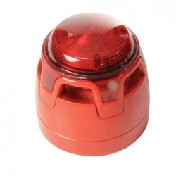 CWSS-RB-S7 indoor siren with flash, 12-24V, EN54-23  