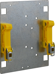 DIN1 Bracket for Equipment Mounting on a DIN Rail, 103x124mm  