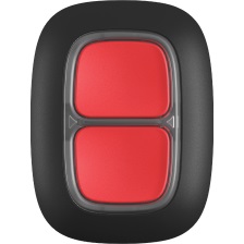 DoubleButton is a wearable hold-up interface with two tight buttons, black  