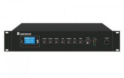 EA-120A 19" mixer audio amplifier 120W, 3 Mic, 2 Aux, Bluetooth, SD, MP3, FM, 70/100V/4-16Ω  