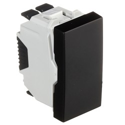 INTERMEDIATE SWITCH - 1 MOD MATTE BLACK  