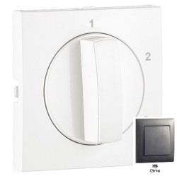 90765 TIS Cover Plate for 3 Positions Rotary Switch, Gray  