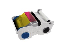 045452 EZ YMCKO Fargo Ribbon with Cleaning Roller, for C50  