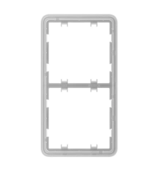 Frame (2 seats) dviejų vietų rėmelis, vertikalus, Ajax   83430.141.NC
