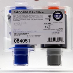 084051 Fargo YMCK-500 Cartridge for HDP5000, HDPii  