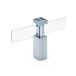 HR1-A2-S Double Automatic Swing Gate, Bidirectional, Glass Arm  