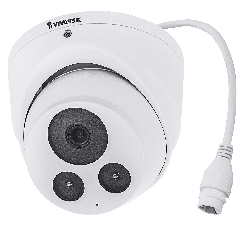 IT9380-H DOME IP camera, 5MP, 2.8mm, 103°, PoE, 30m IR, microphone, MicroSD, IK10, IP66  
