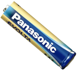 LR03 AAA Alkaline Battery, Panasonic Evolta  