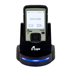 MED30 Rechargeable Alpha-numeric Epoc-S Pager, IP65 rated comes complete with charging rack  