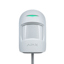 MotionProtect Fibra Wired Motion Detector, 12m, 88.5°, PET 20kg, White, Ajax  