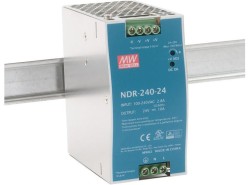 NDR-240-24 24V 10A Power Supply DIN Rail Mount MeanWell  