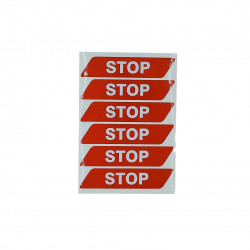 WA10 Red adhesive reflector strips  