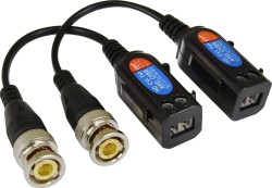 P-TR1HD3 AHD / TVI / CVI video signal receiver/transmitter, passive, with cable, up to 8Mpix  