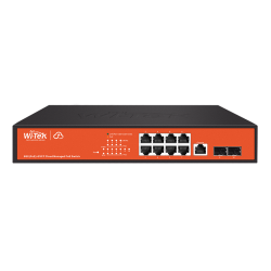 WI-PCMS310GF Cloud L2 Managed Switch, 8x1Gbps PoE, 2xSFP, 150W  
