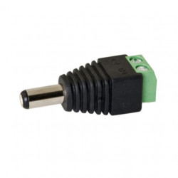 Plug DC 5.5 / 2.1 with screw contacts P-DC-MALE  