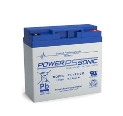 17Ah 12V Sealed Lead Acid Battery, Powersonic PS-12170 Vds  