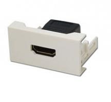 REHAU-HDMI-180 plate 45x22.5 with straight HDMI socket  