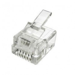RJ12 connector for connecting 6 contacts to the phone  